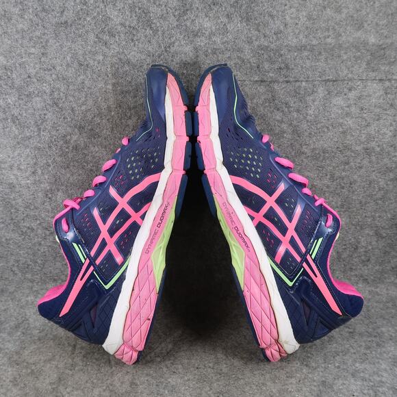 Asics Shoes Womens 10 Athletic Trainer Gel Kayano 22 Running Sneaker Active Blue - Picture 11 of 16